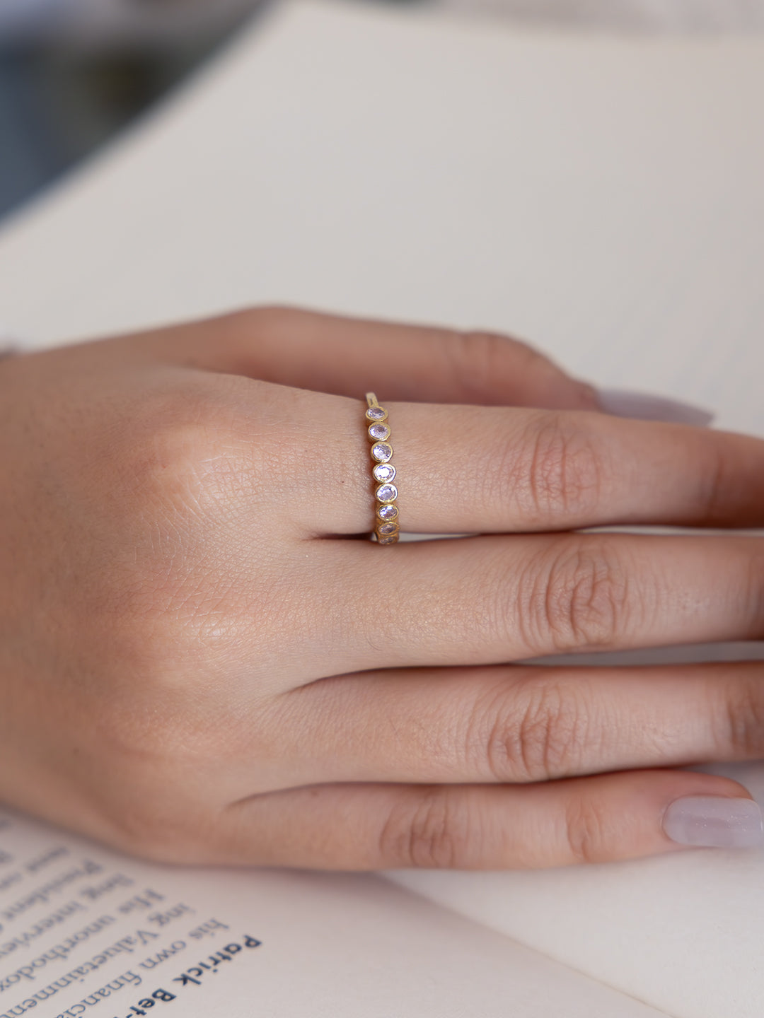 Spark Stack Ring Brass Adjustable Ring Valentine (Anti Tarnish)