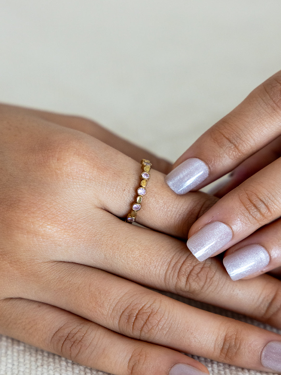 Love Glow Ring Stack Combo (Anti Tarnish) - Set of 2 Rings