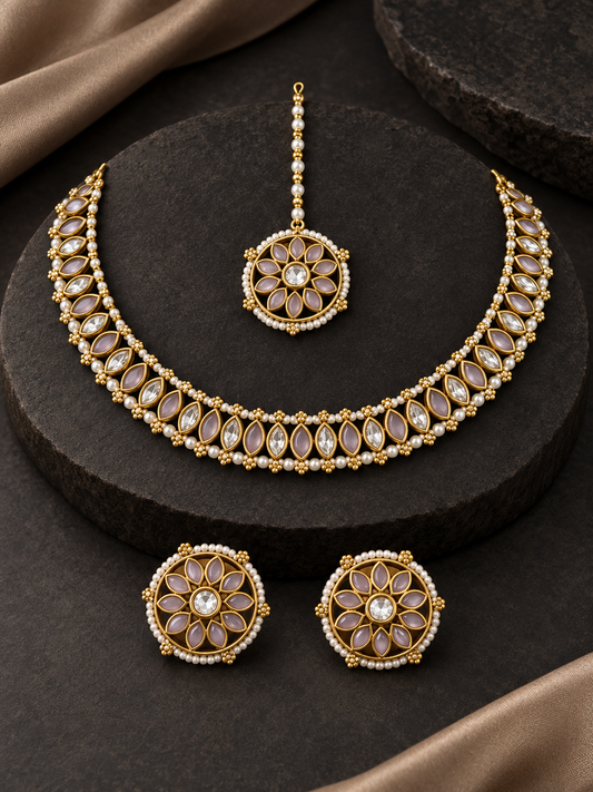 Meher Kundan Jewellery Set ✨