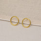 Circle - 18k Gold Plated Earring - Lili-Origin