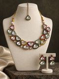 Gulrang Kundan Necklace Set ✨
