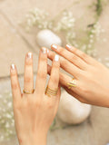 Must Have 3 Rings Combo Brass Adjustable Ring (Anti Tarnish)