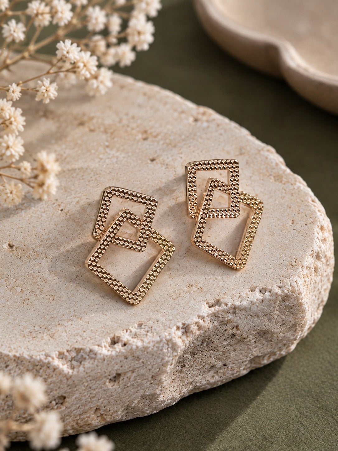 Mosaic Link Earring