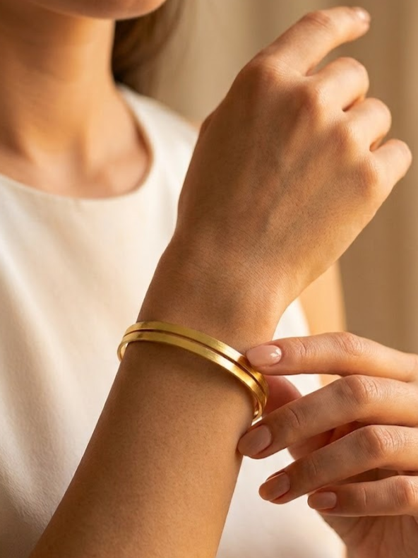 The Parallel Adjustable Bracelet (Anti Tarnish)
