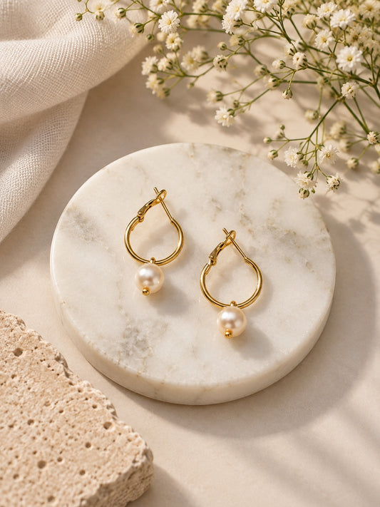 Lil Pearl drop earring