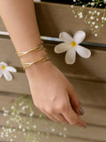 Crisscriss Two way Brass Adjustable Bracelet (Anti Tarnish)