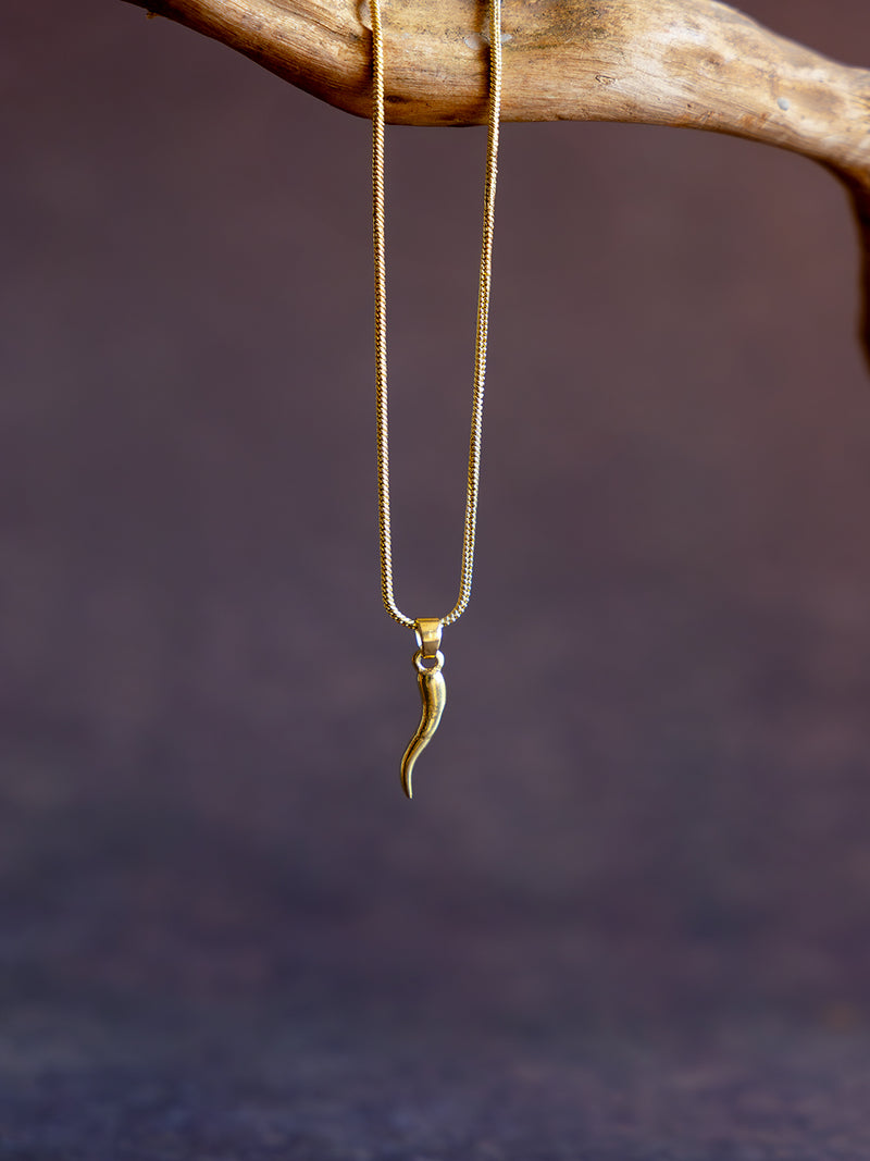 Icona Three Brass Necklace Combo (Anti Tarnish)