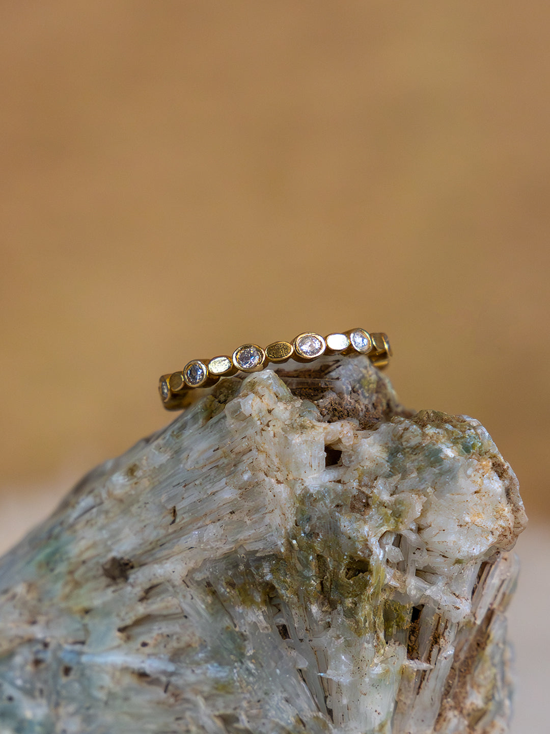 Glowline Brass Adjustable Ring (Anti Tarnish)