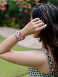 Multicolor Entwine Beaded Adjustable Bracelet