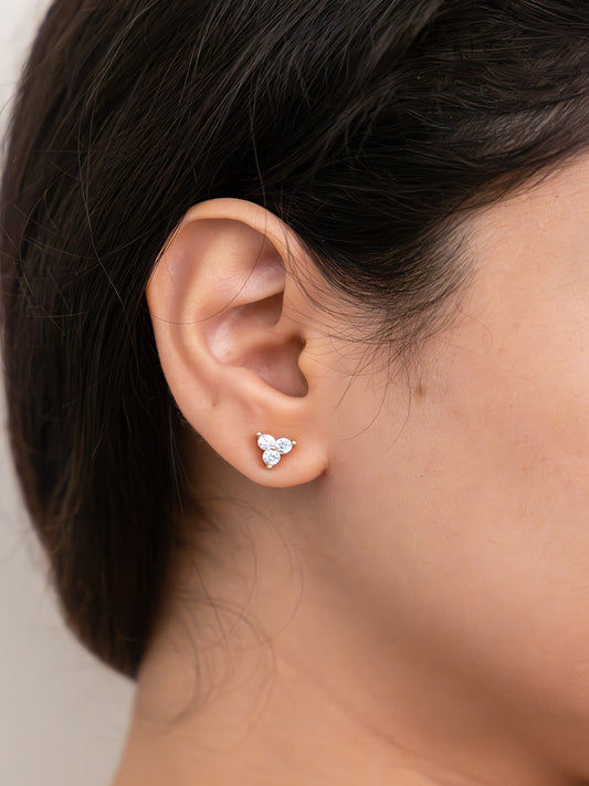 Tri-Lume Diamond Brass Studs (Anti Tarnish)