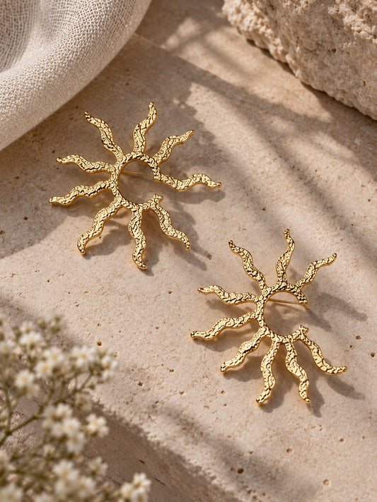 Sun Statement Earring