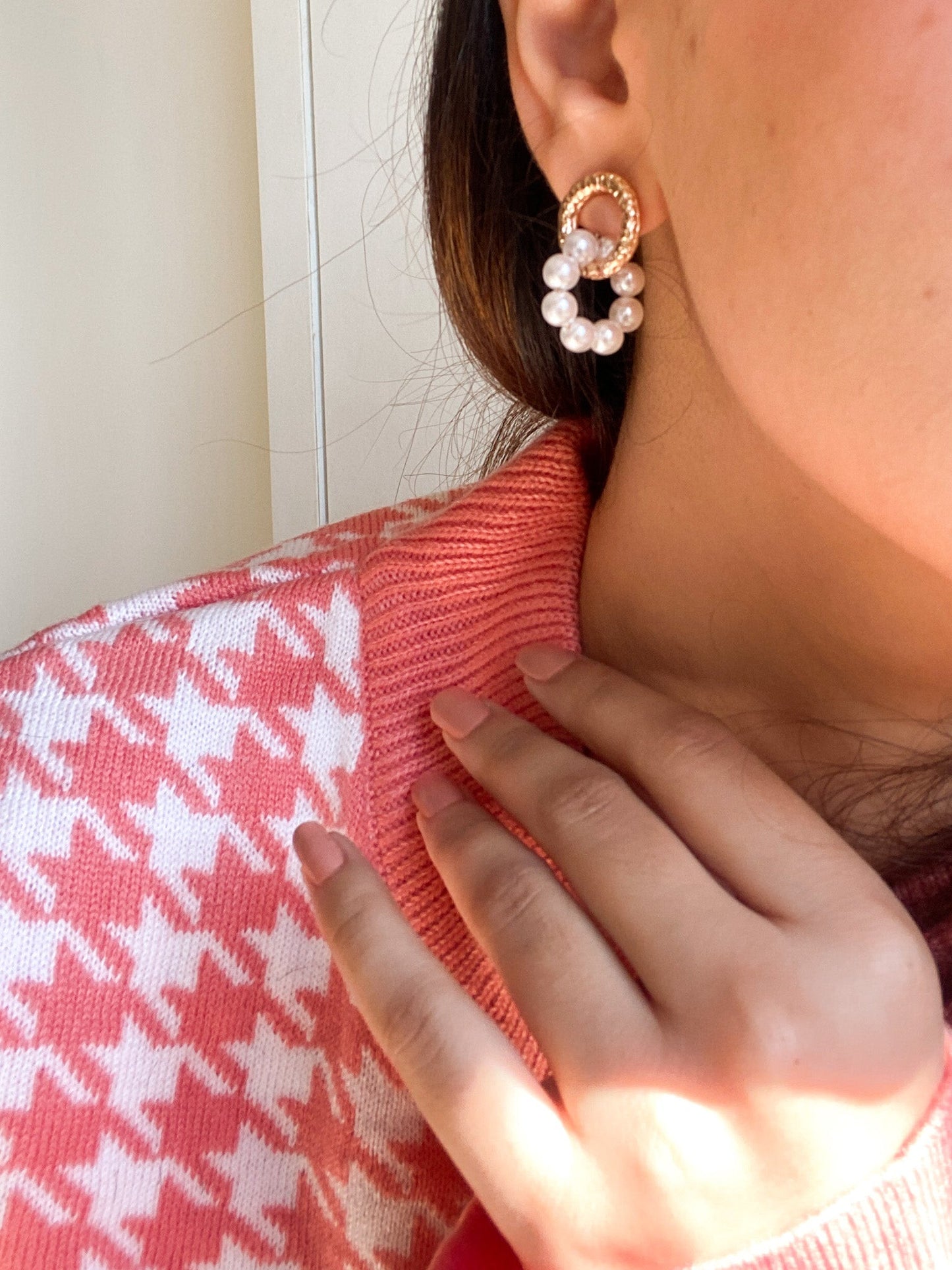 Double Pearl Earring - Lili-Origin