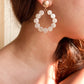 Gold Flat Pearl Earring - Lili-Origin