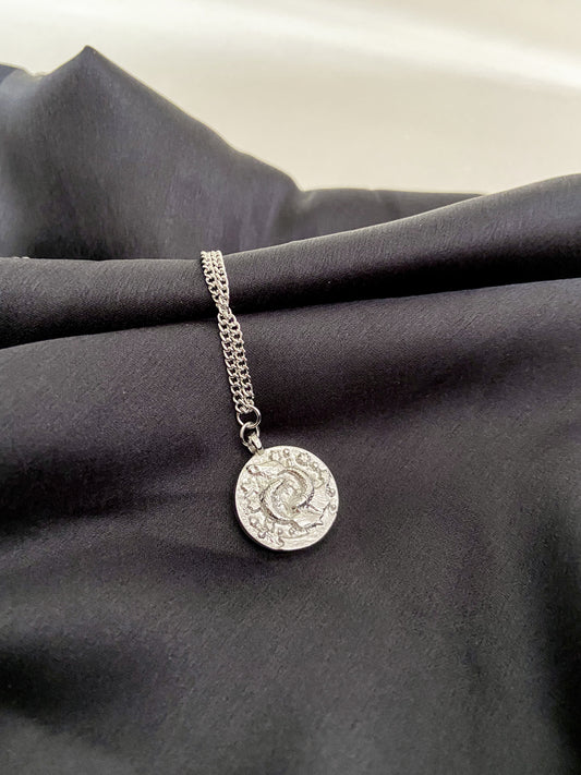 Coin Necklace Silver - Lili-Origin