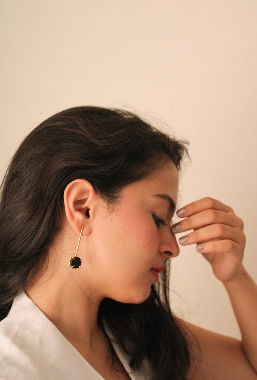 4 pack Crystal long earrings - Statement Earrings - Lili-Origin